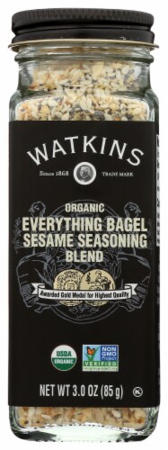 Watkins Organic Everything Bagel Sesame Seasoning Blend Perspective: front