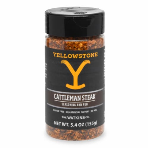 Yellowstone Cattleman Steak Seasoning and Rub Perspective: front