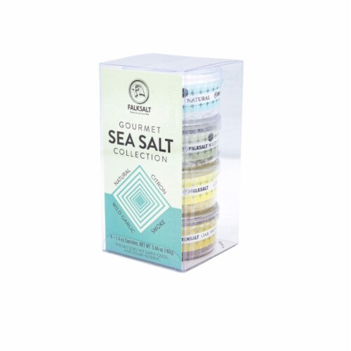 Falksalt Gourmet Sea Salt Collection Perspective: front