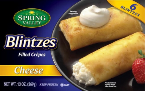 Spring Valley Cheese Filled Crepes Blintzes Perspective: front