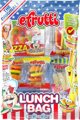 efrutti® Lunch Bag Candy Perspective: front