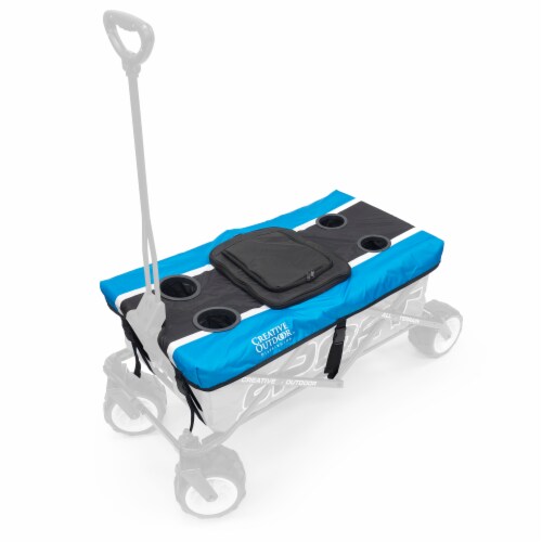 Creative Outdoor Sport Wagon Table Top Cooler - Blue Perspective: front