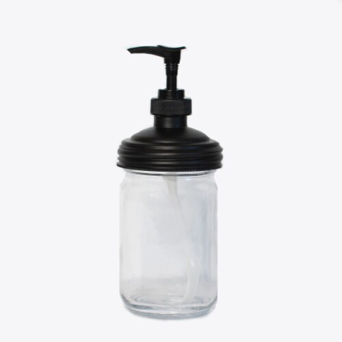 reCAP® Mason Jars Soap Dispenser Lid & Pump Cap, Regular Mouth, Natural Perspective: front