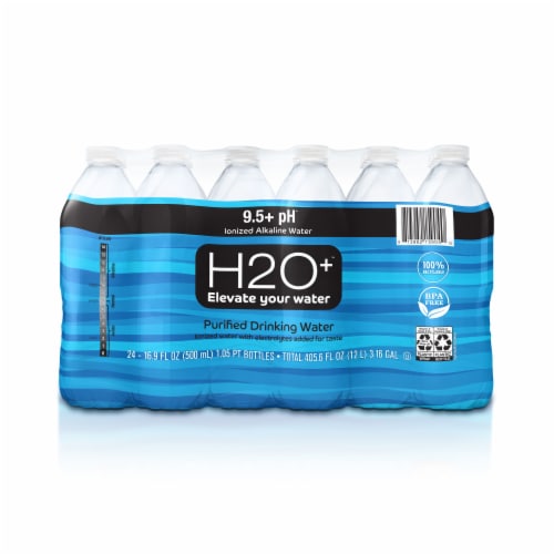 Kroger® Alkaline Bottled Water, 24 bottles / 16.9 fl oz - Kroger