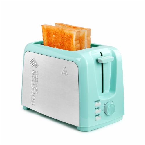 2-Slice Toaster Mint Holstein Housewares Perspective: front