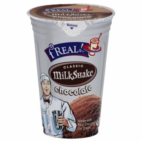 F'Real Chocolate Milkshake Perspective: front