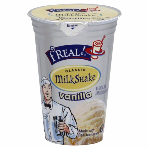 F'Real Vanilla Milkshake Perspective: front