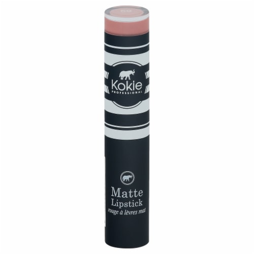 Kokie Professional Nude Peach Matte Lipstick Perspective: front