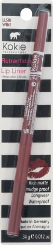 Kokie Professional Wine Retractable Lip Liner Pencil Perspective: front