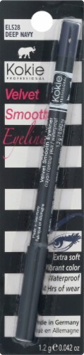 Kokie Professional Deep Navy Velvet Smooth Eyeliner Perspective: front