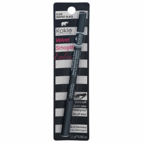 Kokie Professional Deepest Black Velvet Smooth Eyeliner Perspective: front