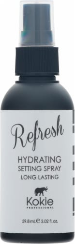 Kokie Professional Refresh Hydrating Long Lasting Setting Spray Perspective: front