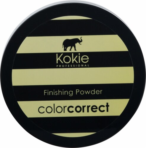 Kokie Professional Yellow Darkness Color Correct Setting Powder Perspective: front
