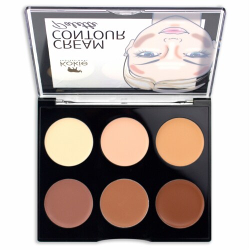 Kokie Professional Light/Medium Cream Contour Palette Perspective: front