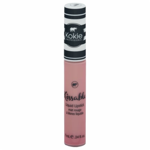 Kokie Professional Pink Pleasure Kissable Liquid Lipstick Perspective: front