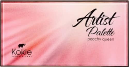 Kokie Professional Peachy Queen Artist Eye Palette Perspective: front