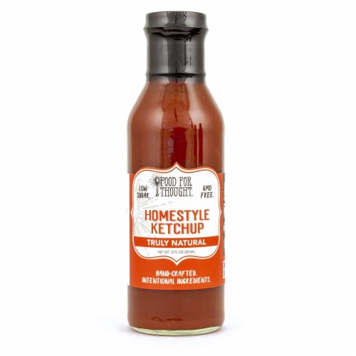 Food For Thought® Truly Natural Homestyle Ketchup Perspective: front