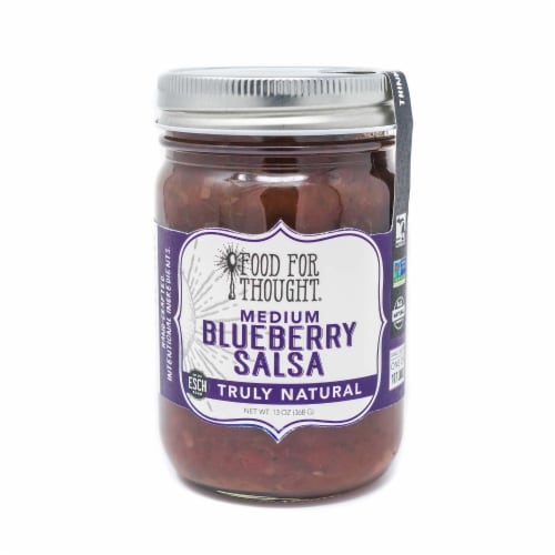 Food For Thought Medium Blueberry Salsa Perspective: front