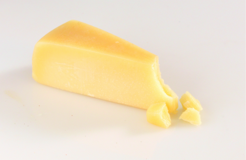 Asiago 12 Month Aged Cheese Perspective: front
