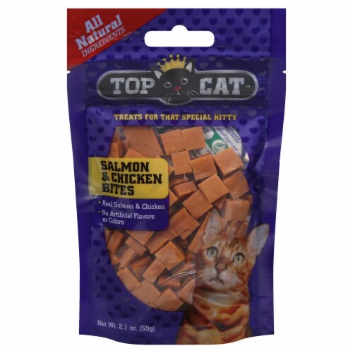 Top Cat™ Salmon & Chicken Bites Perspective: front