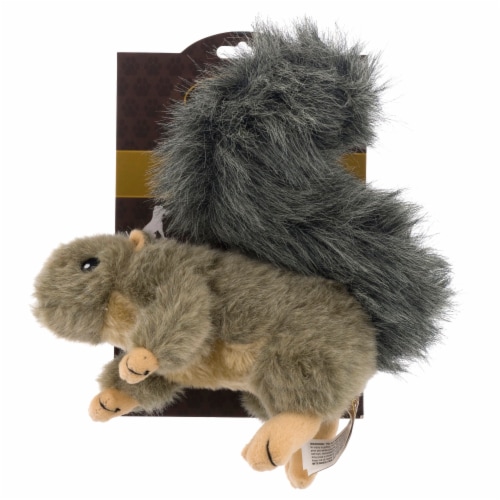 Ruff & Whiskerz Classicz Squirrel Dog Toy Perspective: front