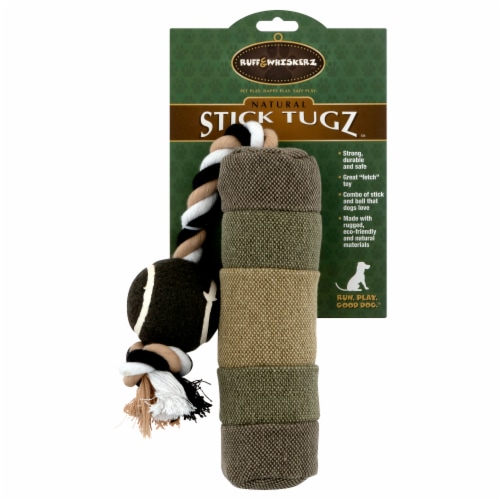 Ruff & Whiskerz™ Natural Stick Tugz™ Perspective: front