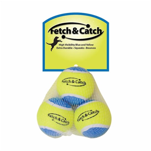 Fetch & Catch Tennis Balls for Dogs Perspective: front