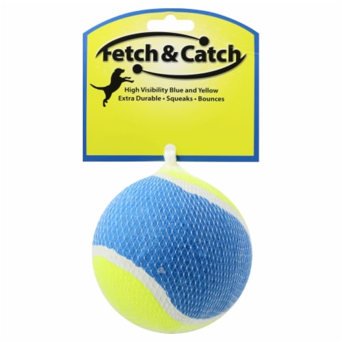 Fetch & Catch Tennis Ball Dog Toy Perspective: front
