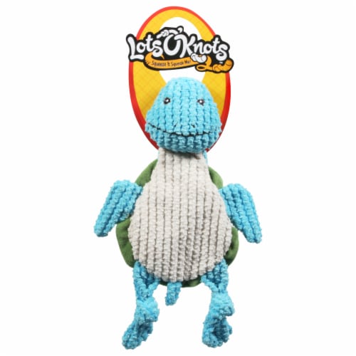 Lots O' Knots Turtle Dog Toy Perspective: front