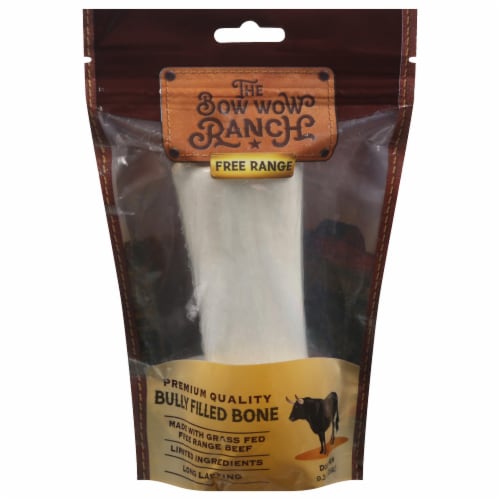 The Bow Wow Ranch Bully Filled Bone Perspective: front