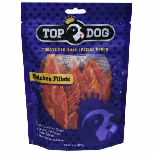 Top Dog Chicken Fillet Treats Perspective: front