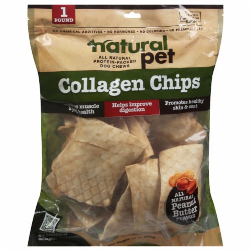 Natural Pet Collagen Chips Perspective: front
