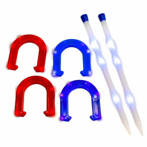 PoolCandy YardCandy Illuminated LED Horseshoes Perspective: front