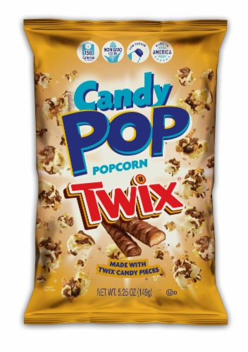 Candy Pop® Twix® Candy Coated Popcorn Perspective: front
