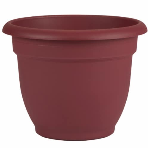 Bloem Ariana Self Watering Planter, 12", Union Red Perspective: front