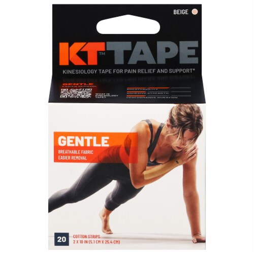 KT™ Tape Gentle Beige Kinesiology Therapeutic Tape Strips Perspective: front