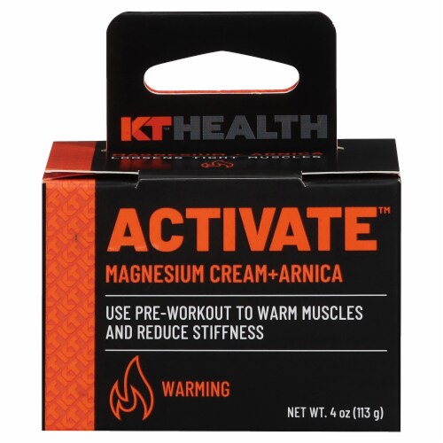 KT™ Health Activate™ Magnesium Cream + Arnica Perspective: front