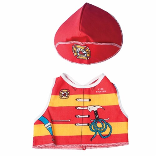 Dexter Educational Toys DEX1210 Fire Fighter Dress Up For Dolls And Teddy Bears Perspective: front