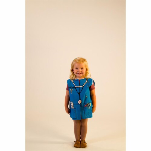 Dexter Educational Toys Toddlers Dress-Up Outfit Doctor Costume Perspective: front