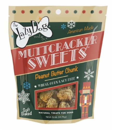 Nutcracker Muttcracker Sweets Christmas Dog Treat- 5oz Perspective: front