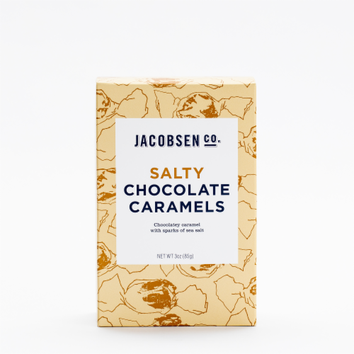 Jacobsen Salt Co. Salty Chocolate Caramels Perspective: front