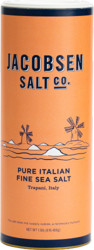 Jacobsen Pure Italian Fine Sea Salt Perspective: front