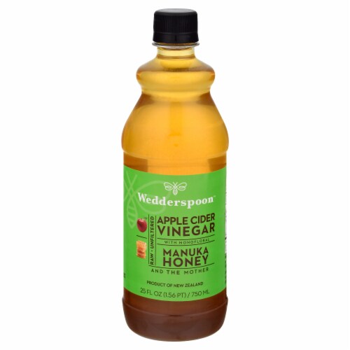 Wedderspoon™ Raw Apple Cider Vinegar with Manuka Honey Perspective: front