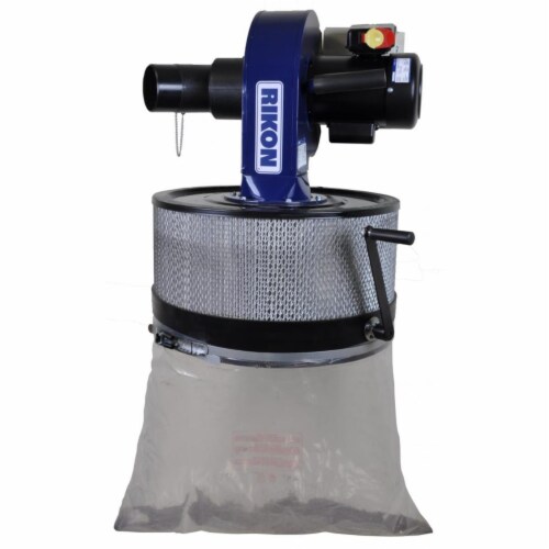 Rikon Power Tools 60-101 1 HP Wall Mount Dust Collector Perspective: front