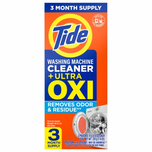 Tide Washing Machine Cleaner with Oxi Pouch Perspective: front