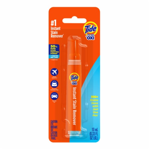 Tide To Go Pen with 50% More Stain-Fighting Power and Faster Dry Time, 1 ct Perspective: front