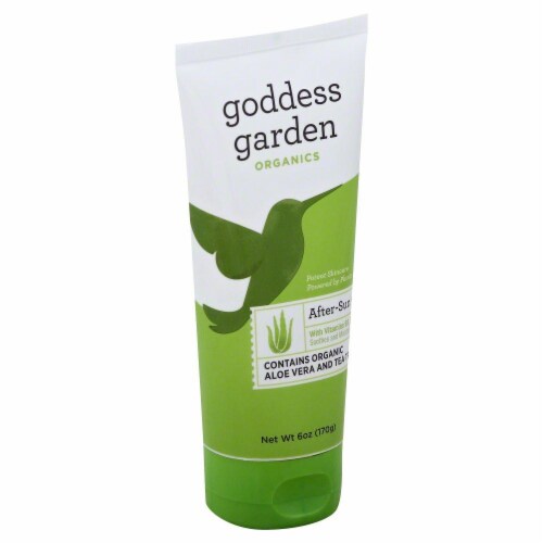 Goddess Garden Organics After Sun Aloe Vera Gel Perspective: front