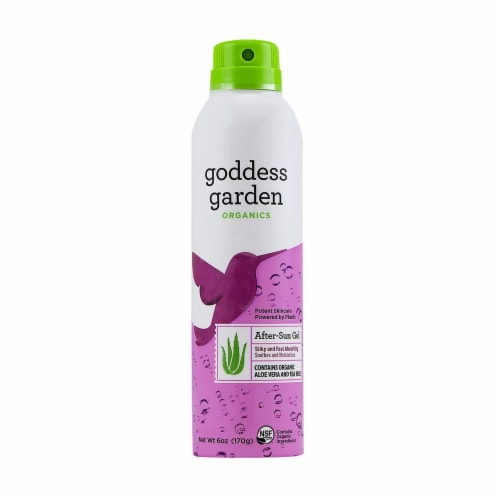 Goddess Garden Organics After Sun Gel Aloe Vera & Tea Tree Continuous Spray Perspective: front