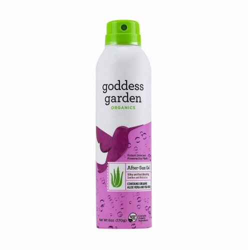 Goddess Garden Organics After Sun Gel Aloe Vera & Tea Tree Continuous Spray Perspective: front