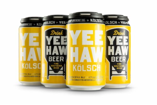 Yee-Haw Brewing Kolsch Perspective: front